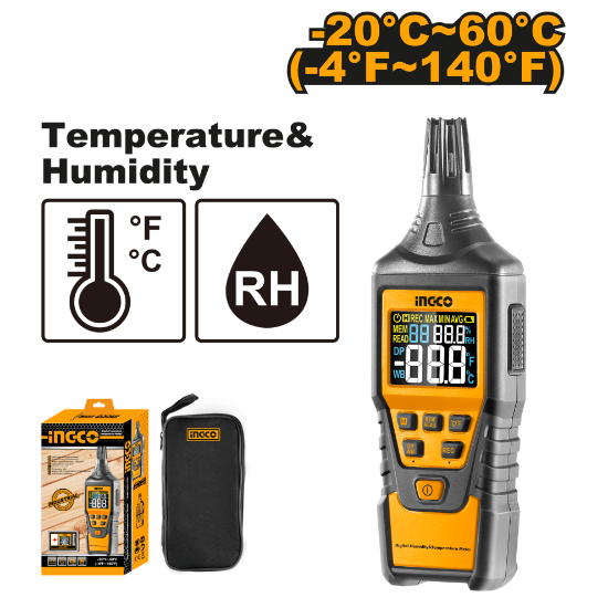 فاحص رطوبة وحرارة