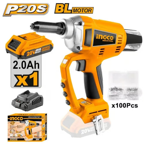 20V 1Batt 2A+Cha 20KN BL فرد تباشيم بطارية