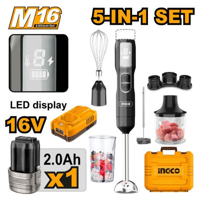 5-in-1 Cordless Hand Blender Set