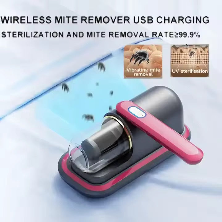 Handheld UV Dust Mite Vacuum Cleaner – Powerful Bed & Sofa Dust Remover
