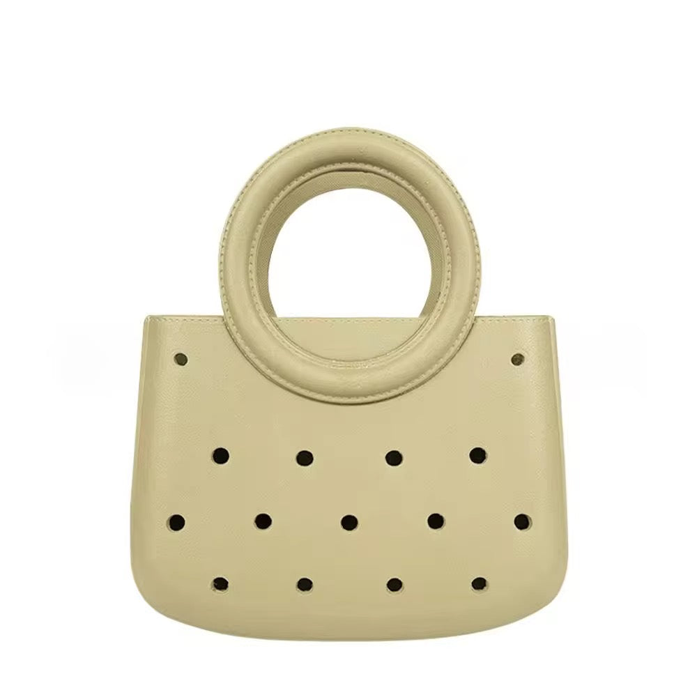Elliptical-shaped bag