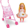 Baby Doll with Stroller & Feeding Accessories