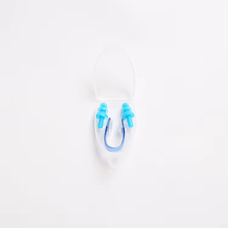 Swimming earplugs + waterproof nose clip
