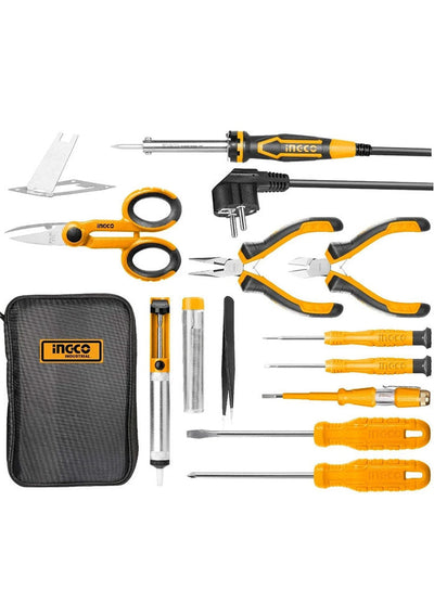 13 Pcs Hand Tool Set Combination Household with Tool Bag