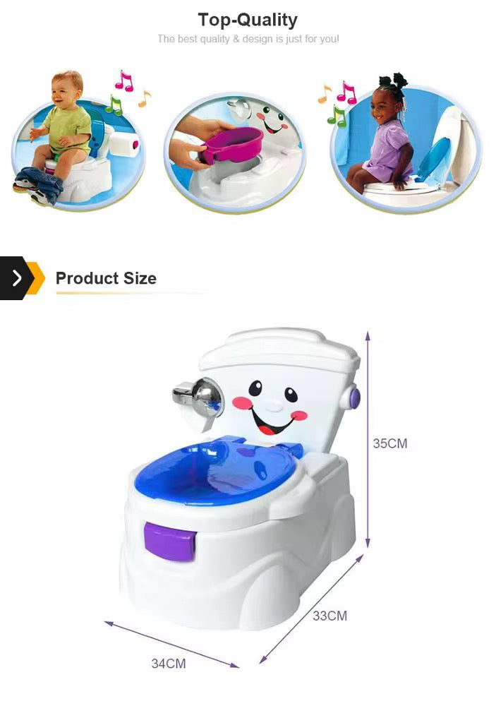 Lovely electric baby train potty