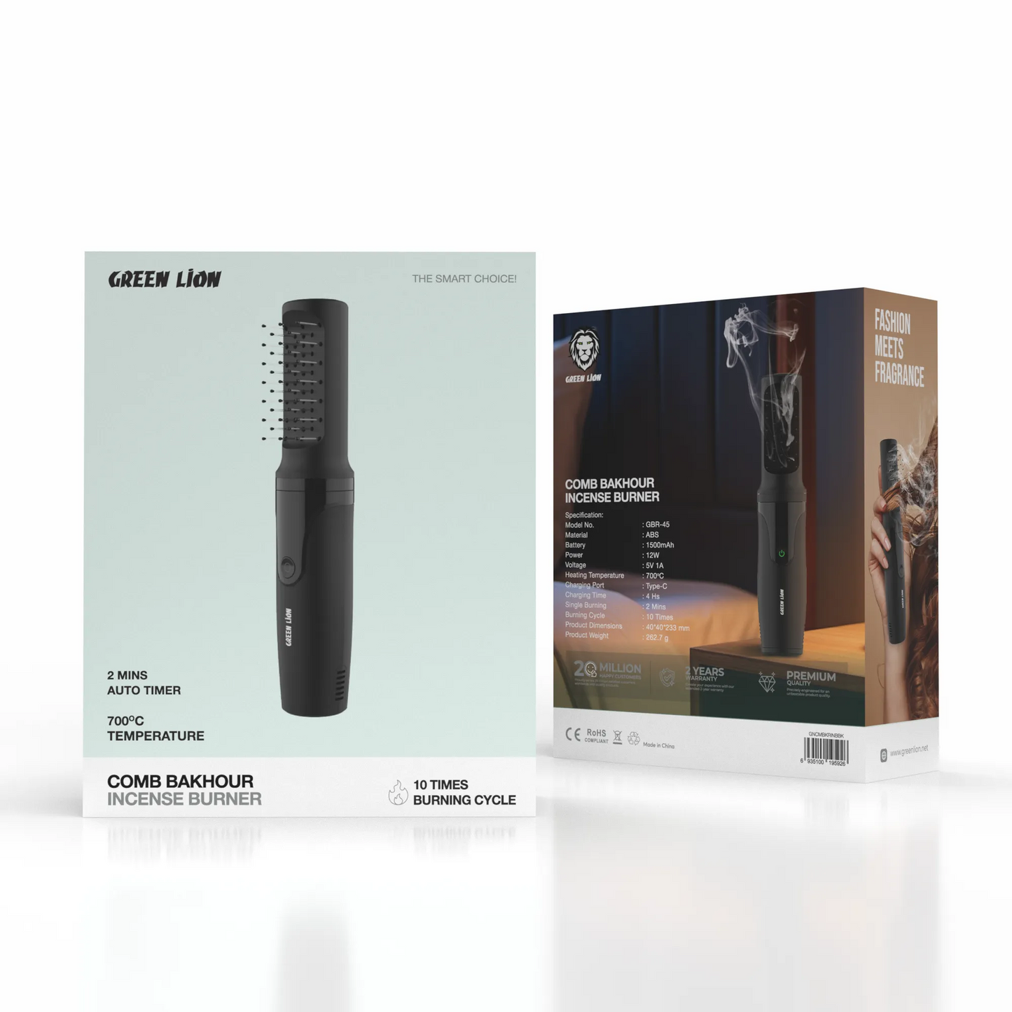 Green Lion Comb Bakhoor Electric Incense Burner