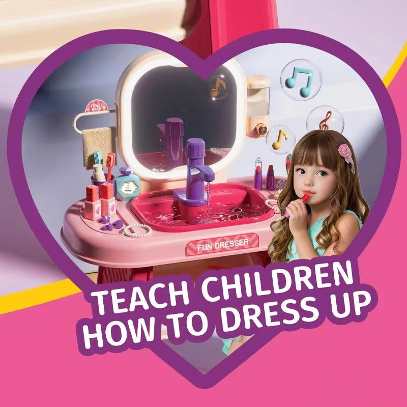 Kids Deluxe Beauty Dresser Set
