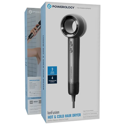 Powerology IonFusion Hot & Cold Hair Dryer
