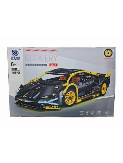 Lamborghini Super Racing Car – 1016-Piece Building Set
