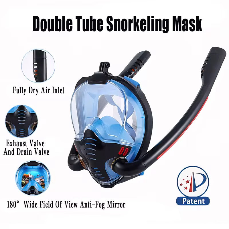 AquaView Pro Full Face Snorkel Mask