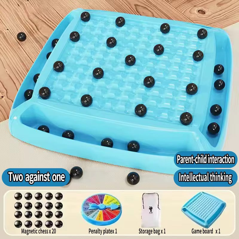 Magnetic Battle Chess Board – Strategy Game with Steel Balls