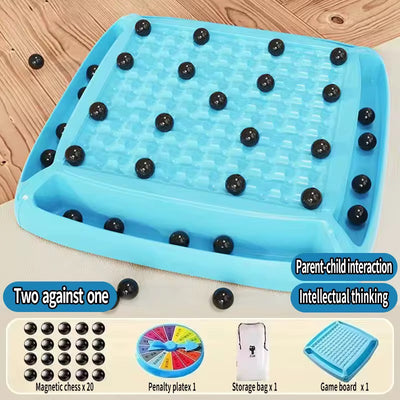 Magnetic Battle Chess Board – Strategy Game with Steel Balls