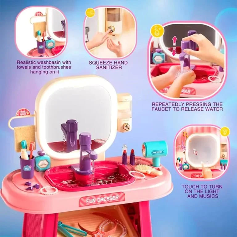 Kids Deluxe Beauty Dresser Set