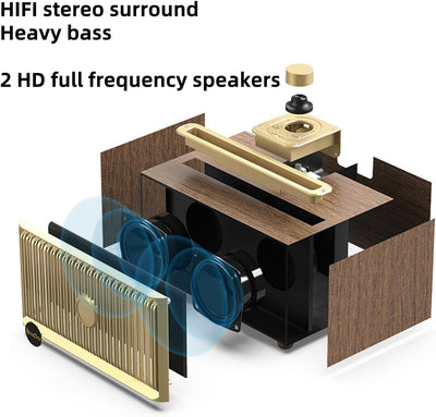 Oneder Retro Bluetooth Speaker Dock