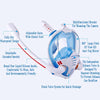 AquaView Pro Full Face Snorkel Mask