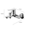 Stainless Steel Chrome Bath Mixer