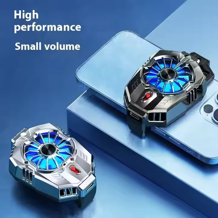 Smart Turbo Cooling Fan for Smartphones – LED Game Radiator