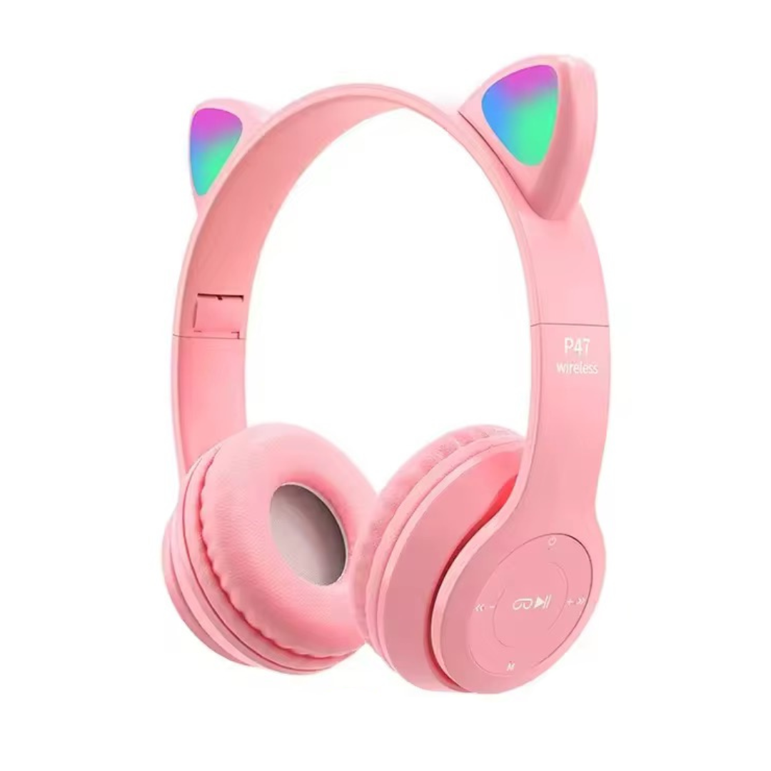 P47 Wireless Cat Ear Headphones