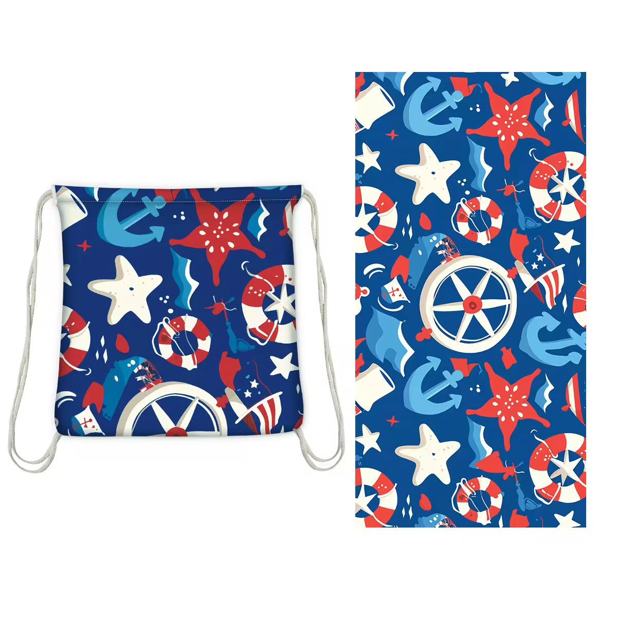 2-in-1 Beach Towel Backpack