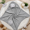 Baby Hooded Towel Wrap Set