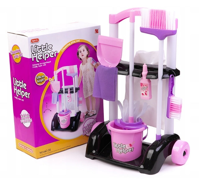 Little Helper Cleaning Playset – Kids Cleaning Trolley