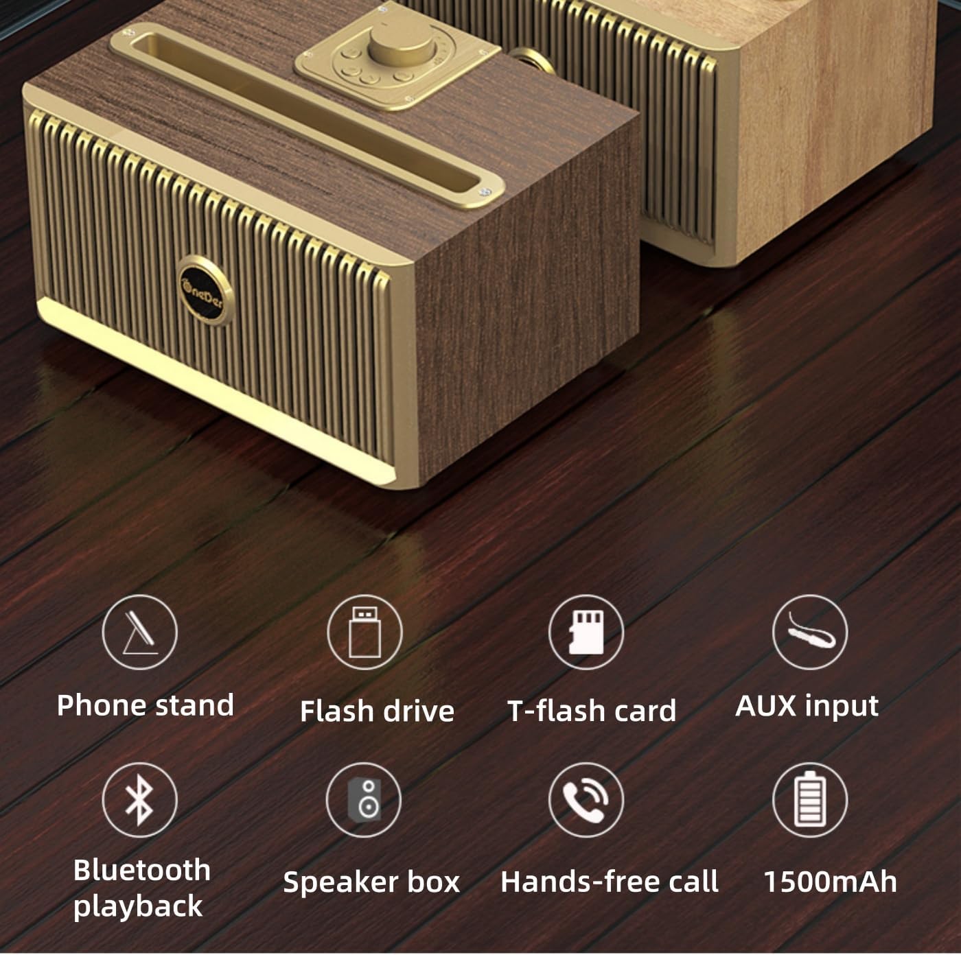 Oneder Retro Bluetooth Speaker Dock