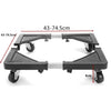 Washing Machine and Refrigerator Stand With Wheels