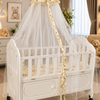 Baby Crib with Mosquito Net & Storage Drawers