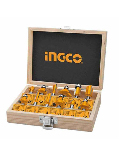 12 PCS 12mm طقم ريش راوتر