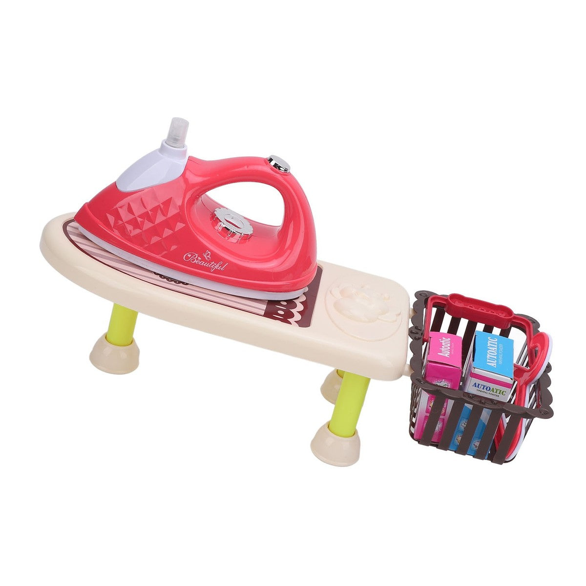 Kids Ironing Playset – Mini Iron & Ironing Board Toy Set