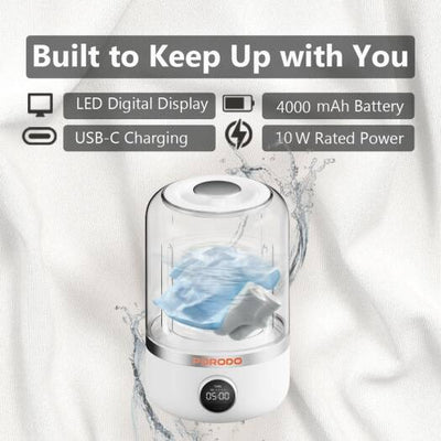 Portable Cordless Mini Washing Machine