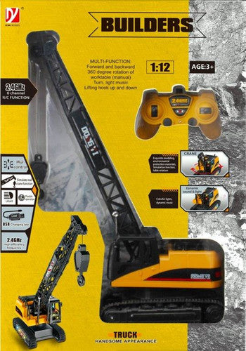 remote-controlled (RC) crane truck