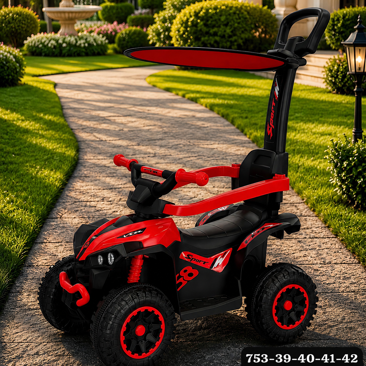 ATV Ride-with Parent Handle