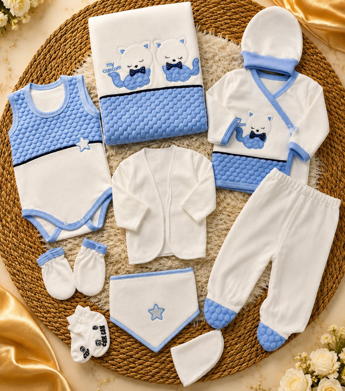Cute Kitty Newborn - Baby Gift Set