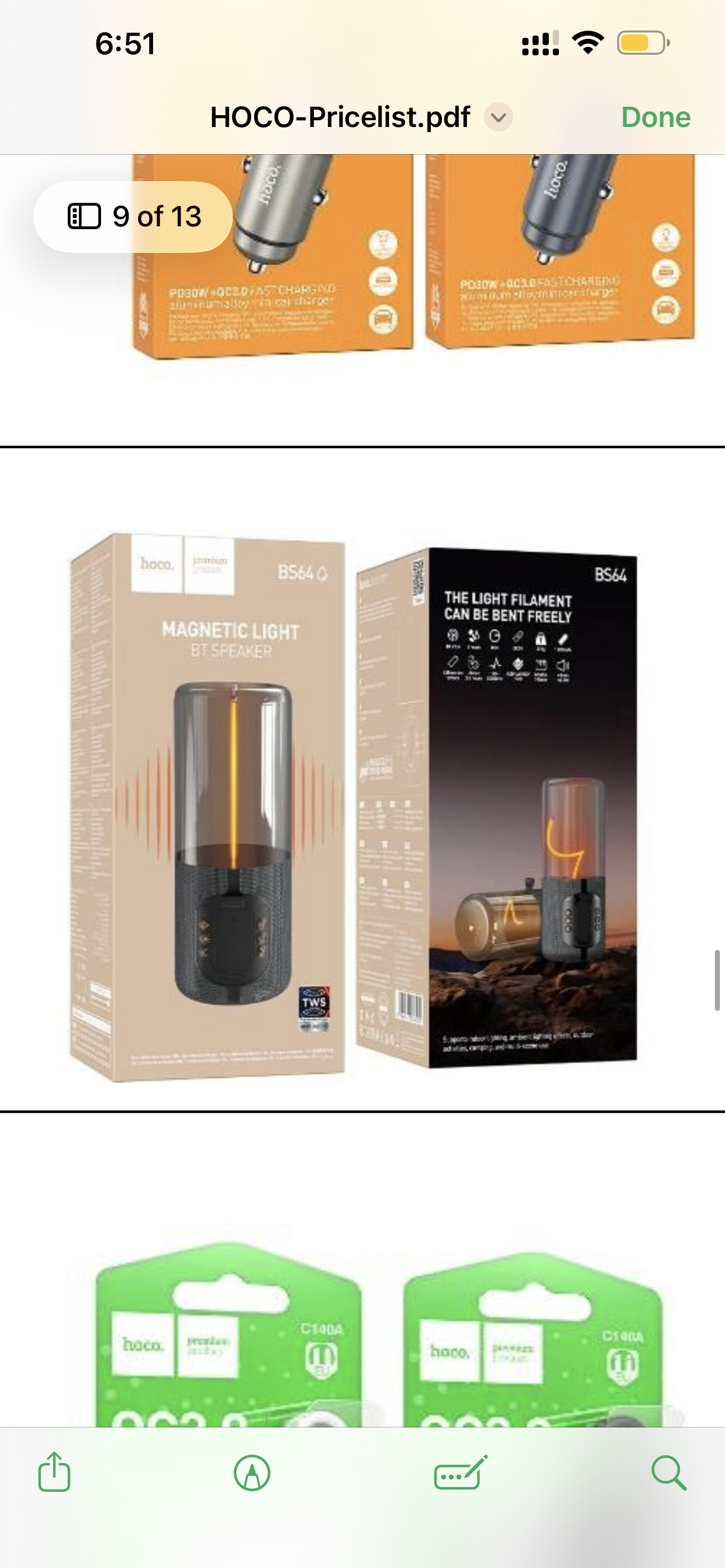 Wireless speaker “BS64 Rocker” portable loudspeaker