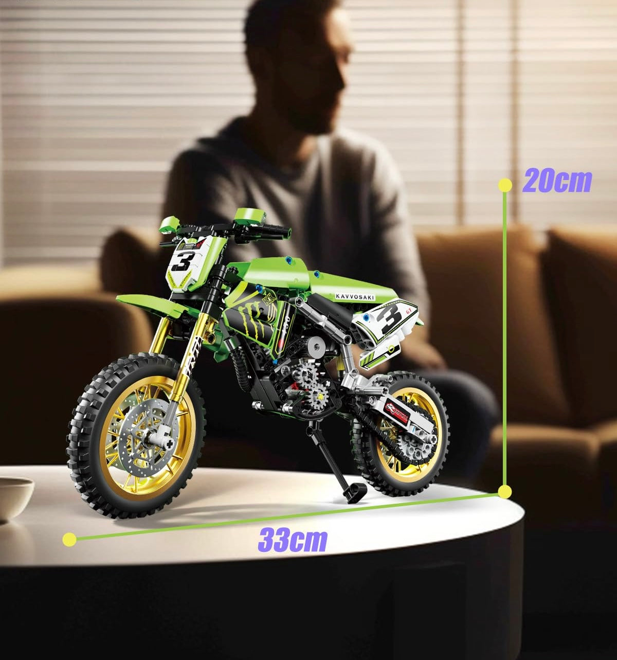 KUYU Racing Motorcycle Building Set