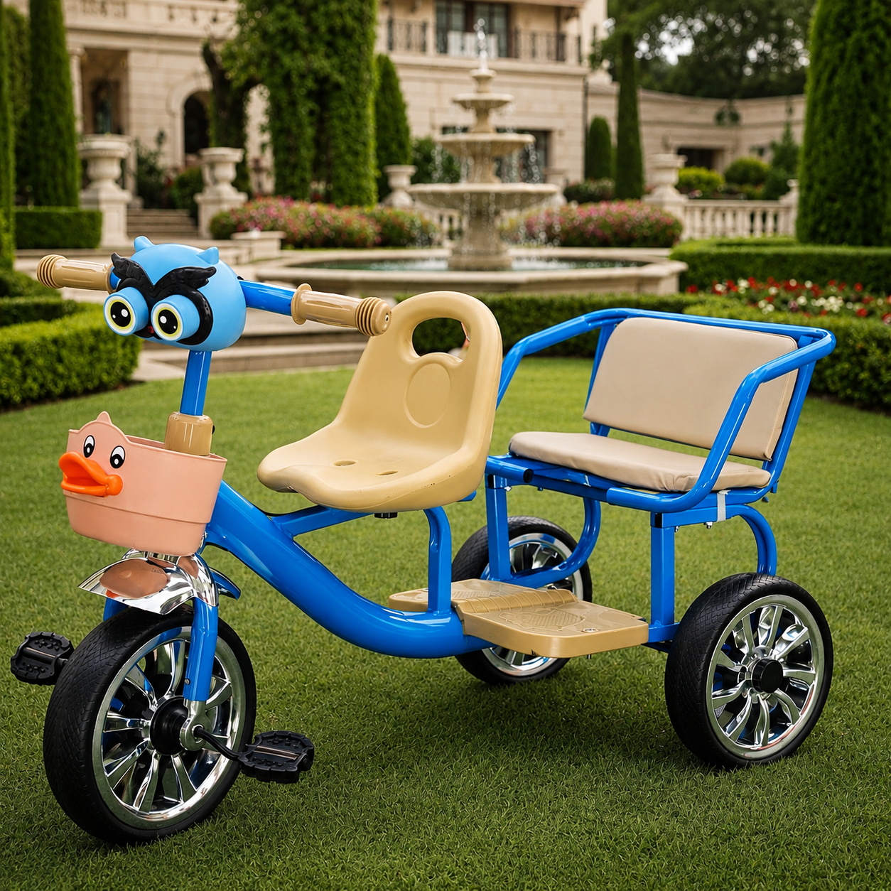 Kids Tricycle with Rear Seat