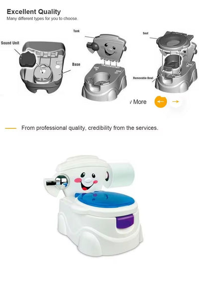 Lovely electric baby train potty