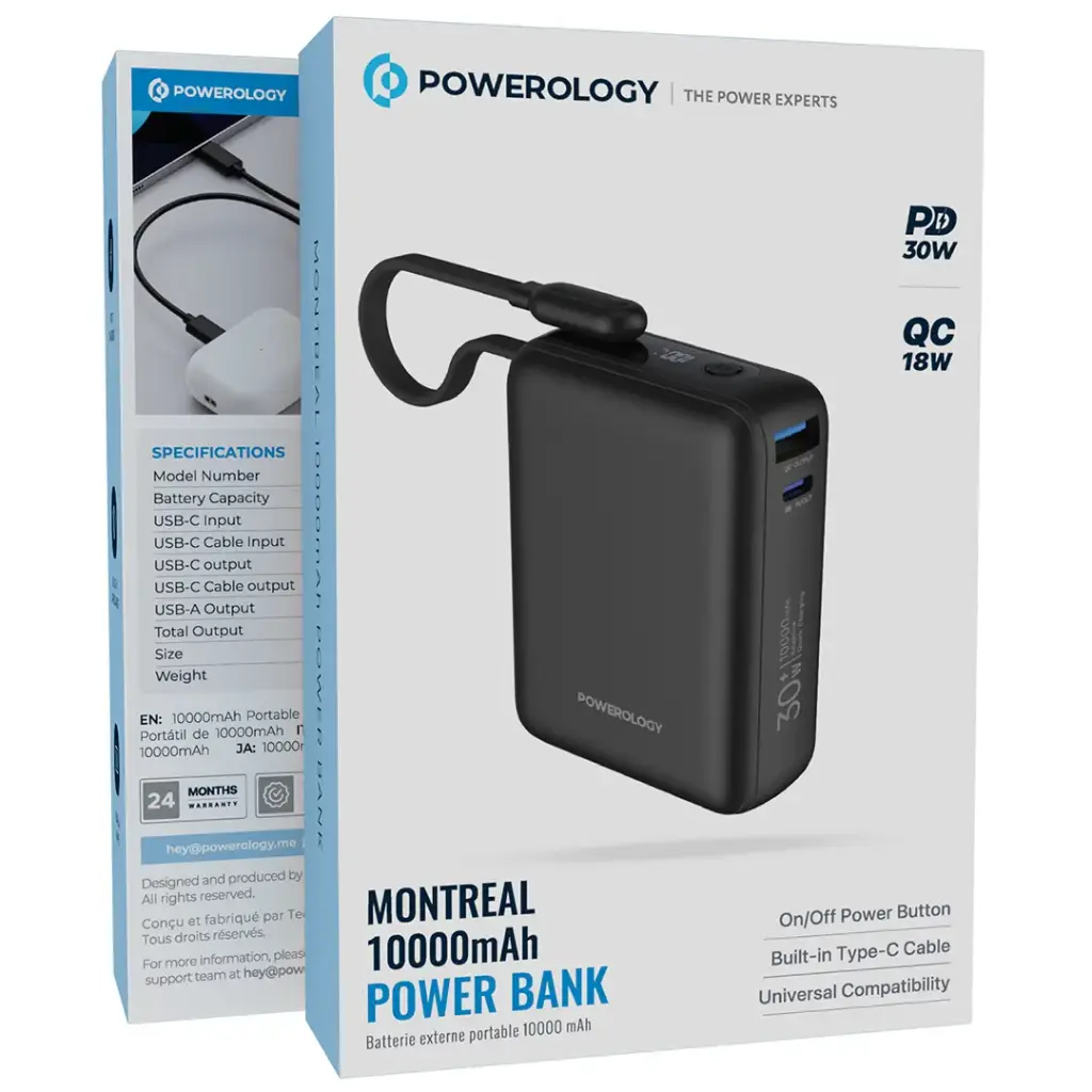 Powerology Montreal Power Bank