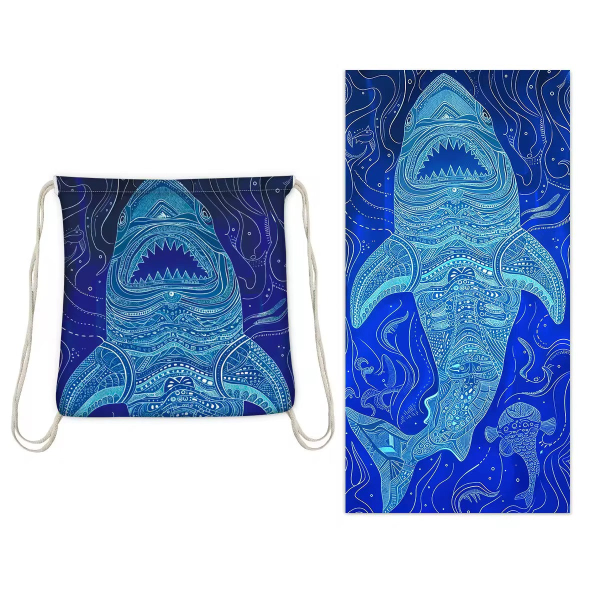 2-in-1 Beach Towel Backpack