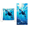 2-in-1 Beach Towel Backpack