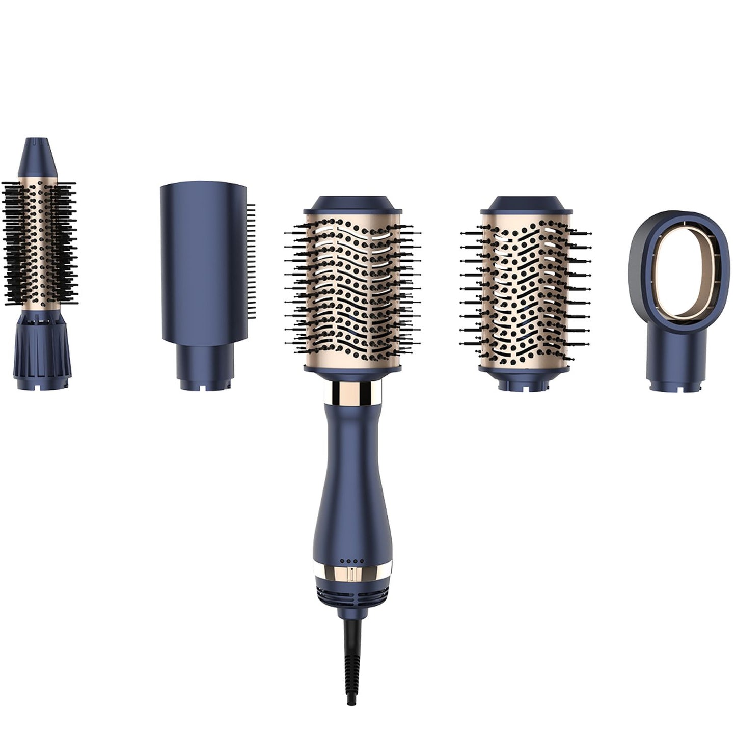 Porodo 5-in-1 Hot Air Styler & Volumizing Brush