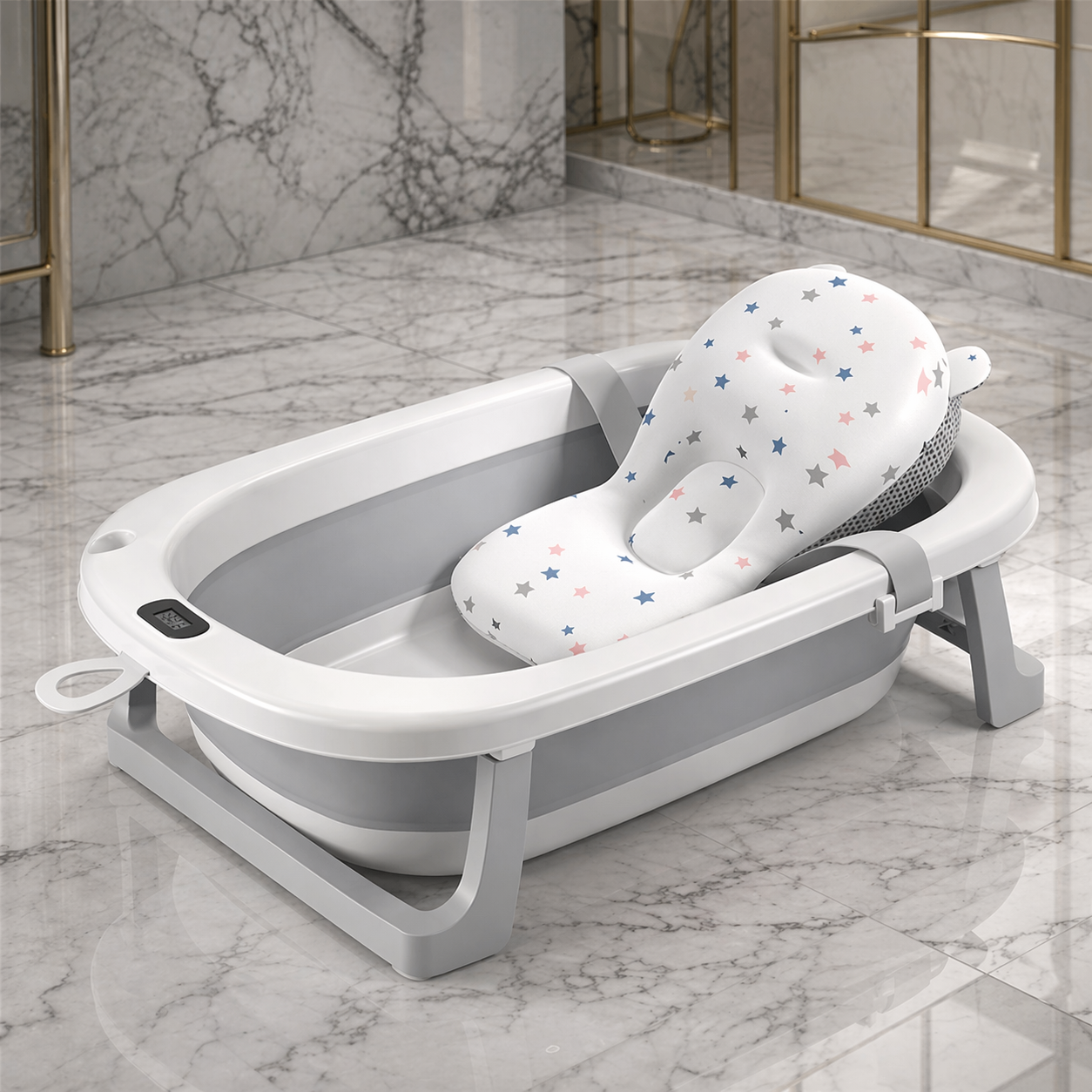 AquaNest™ Luxury Foldable Baby Bath
