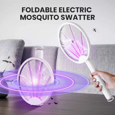 Rechargeable Electric Mosquito & Bug Zapper Racket