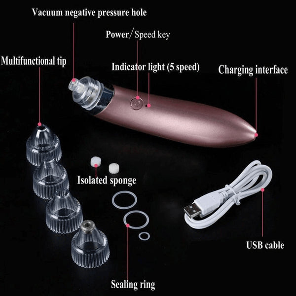 Electric Facial Skin Care Pore Blackhead Cleaner
