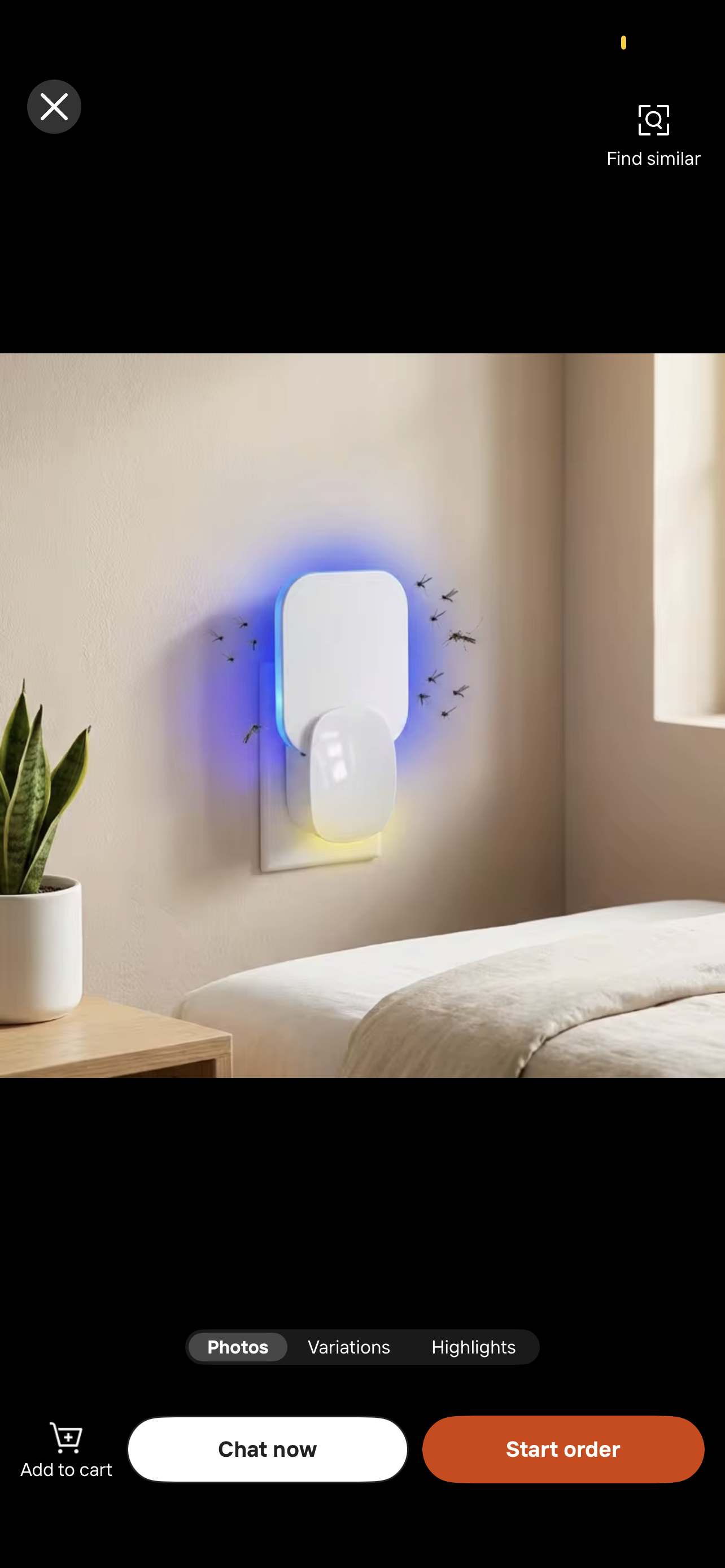 Smart UV Mosquito Trap Night Light