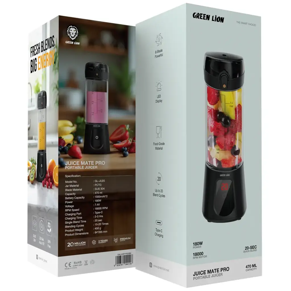 Green Lion Juice Mate Pro Portable Juicer