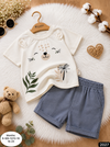 Cute Bear Baby Summer Set