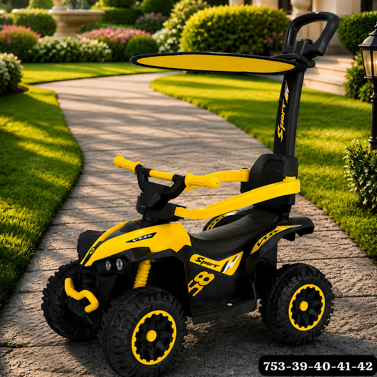 ATV Ride-with Parent Handle