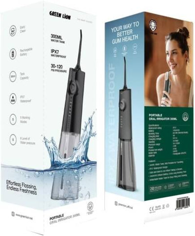 Green Lion Portable Oral Irrigator,Rechargeable Battery